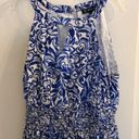 INC  Blue & White Fancy Sundress📝 Photo 1