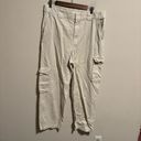 Aritzia TNA  Cargo Pants Flax Beige Tan- Size XL Photo 2