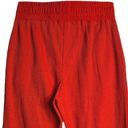 Zyia  Active Pants Womens Medium Orange Red Don't Wake Me Thermal Waffle Joggers Photo 3