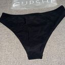 Cupshe NWT LG  Black Crossover Bikini Bottom Photo 5