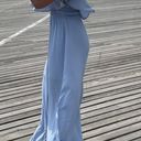 Salt and Pepper Boutique Blue Strapless Jumpsuit Photo 2