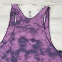 American Apparel NWOT  50/50 Custom Purple Bleach Tie Dye Crinkle Tank Top Medium Photo 5