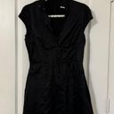 House Of CB Carmina BLACK SATIN FLUTED CORSET MINI DRESS Size Small Photo 10