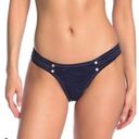 Robin Piccone  Valeria indigo low rise bikini bottoms size Small NEW Photo 0