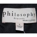 Philosophy NWT Women's  L/S Abstract Print Sheath D Photo 9