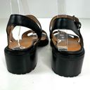 Madewell  The Erin Lugsole Black Leather Heeled Sandal 9 Photo 5