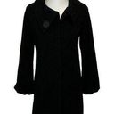 Tahari  Pea Coat Wool Cashmere Blend Black Size 2 Photo 0