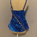 MiracleSuit Blue Tank Swimsuit Top Photo 4