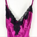 Frederick's of Hollywood FREDERICK’S OF HOLLYWOOD Wine Color Black Lace Open Back Lingerie, Size Large Photo 4