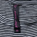 Betsey Johnson : Striped Tunic Slit Tank Photo 3