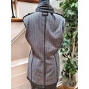 New York & Co. Women Gray Polyester Long Sleeve Jacket & Long Skirt 2 Piece Suit L Photo 6