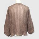 Wild Fable NWT Dusty Rose Pink Purple Open Knit Front Cardigan Shrug New Photo 4