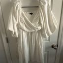 Long sleeve white dress Size L Photo 3