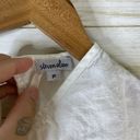 Steven Alan  White Linen Made in USA Tie Back Tank Photo 5