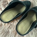 Veronica Beard Dacey Suede Clogs Black Size 6 Photo 3