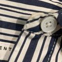 Equipment  femme blue and white striped button up shirt dress in size small Photo 8