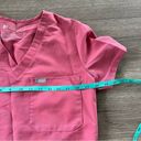 FIGS  Technical Womens Pink Scrub Top Size XS Photo 3