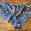 Mark & Spencer Blue Silk Lounge Shorts Lace Sexy Comfy Pj's 14 Large Photo 0