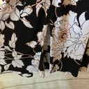 Apt. 9 Black Floral Button Midi Skirt XXL Photo 5