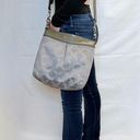 Coach Vintage 90s Y2K  Ashley Dotted Op Art Hippie Crossbody Bag - Grey/Pink Photo 1