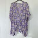 Urban Outfitters  Purple & Beige Sun Pattern Top/Swim Coverup OS Photo 1