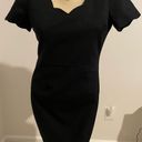 Sis Sis  BLACK SCALLOPED DESIGN DRESS SIZE 4🛍WORN ONCE. Photo 2