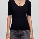 RE/DONE HANES RIBBED SCOOP NECK TEE Photo 0