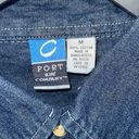 Krass&co Port &  Women's Cotton Button-Down Denim Shirt Blue Size Medium Photo 4