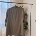 H&M Taupe Scrunch Sleeve Blazer Photo 2