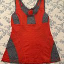 Lululemon Orange & Grey Tank Top Size 2 Photo 0