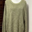 Treasure & Bond  Womens Pullover Sweater Green Long Sleeve Ribbed Plus 2XL New Photo 1