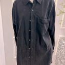 Polo  Ralph Lauren Western Suede Black Leather Shirt Shacket for Spring layering Photo 1