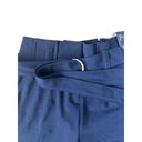 New York & Co. Blue Belted High Waist Shorts Size 4 NEW Photo 3