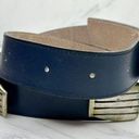 Vintage Blue Bruno Val  Leather Concho Belt Size Small S Womens Photo 0