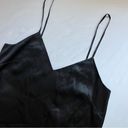 Michelle Mason  black silk sleeveless mini slip dress Photo 1