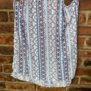 Paper Crane  Multicolored Printed Sleeveless High Neck Top Women's Size Small Photo 2