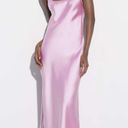 ZARA midi dress satin effect slip wedding party coctail Photo 5