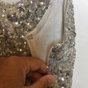 Alythea  silver sequined mini dress size medium Photo 37