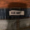 Savvy Blue  High Waisted Jean Shorts Photo 4