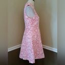 Modcloth NWT Yumi  Coral Pink & White Floral Mandarin Collar Fit & Flare Dress 10 Photo 2