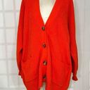 Aerie  Orange Soft & Cozy Oversized Cardigan Size M Photo 2