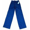 Universal Threads  Blue Dark Wash Relaxed Wide Legs Jeans Comfort Stretch Sz 4L Photo 0