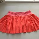 Lululemon Hot Pink/coral Pleated Skirt Photo 1