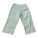 L.L.Bean  High Waisted Cropped Capri Jeans Vintage Light Green Size 10 Petite Photo 1