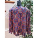 Westbound  Women's Multicolor 100% Polyester Round Neck Long Sleeve Top Blouse 18 Photo 5