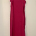 Forever 21  Hot Pink Midi Bodycon Dress size Medium Photo 1