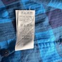 J.Crew  Blue Buffalo Plaid Midweight Brushed Flannel Work Shirt Size 6 Photo 7