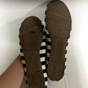 American Eagle  Outfitters Striped Slipped On Boat Shoe Flats Size 11 Photo 3