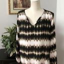 fab'rik fab’rik Women’s Blouse Size S/Chico Pullover Split Back Keyhole 3/4 Sleeves Photo 0