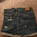 American Eagle Ripped Jean Shorts Photo 1